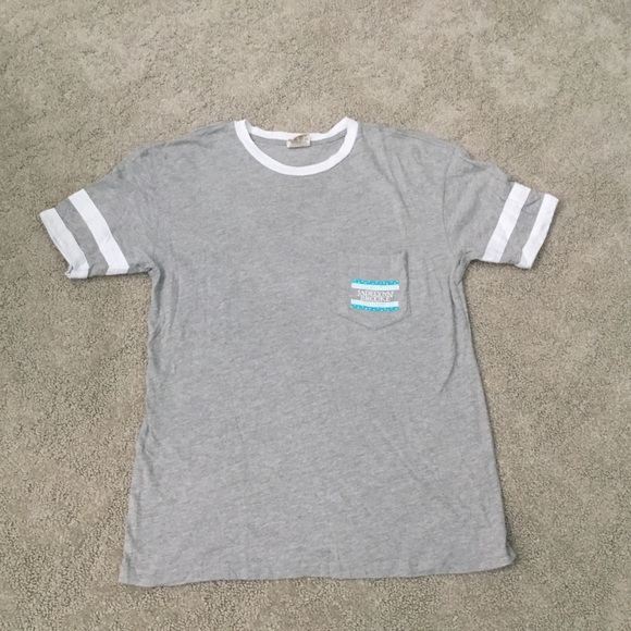 Jadelynn Brooke Grey Elephant Quote Pocket Tee Shirt Size Medium Southern Casual - Picture 1 of 5